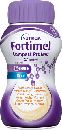 Fortimel Compact Protein 2.4Kcal Pech & Mang 4X125ml
