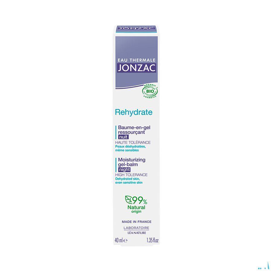 Jonzac Rehydrate+ Baume Gel Nuit H2O 40 ml  -  Natur'Inov