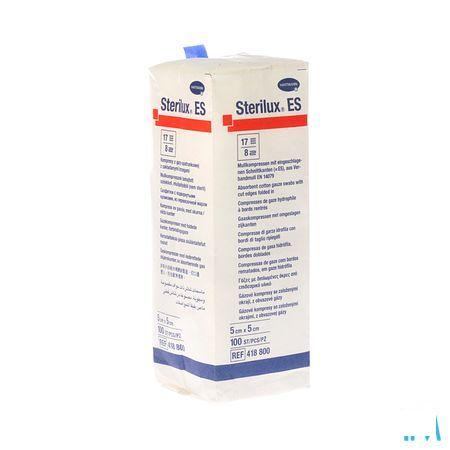 Sterilux Es 5x5cm 8l.nst. 100 P/s  -  Hartmann