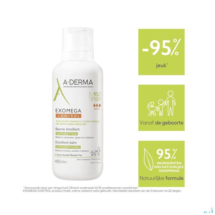 Aderma Exomega Control Baume Emollient 400 ml  -  Aderma