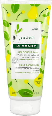 Klorane Petit Junior Douche Gel Peer 200  ml Nf