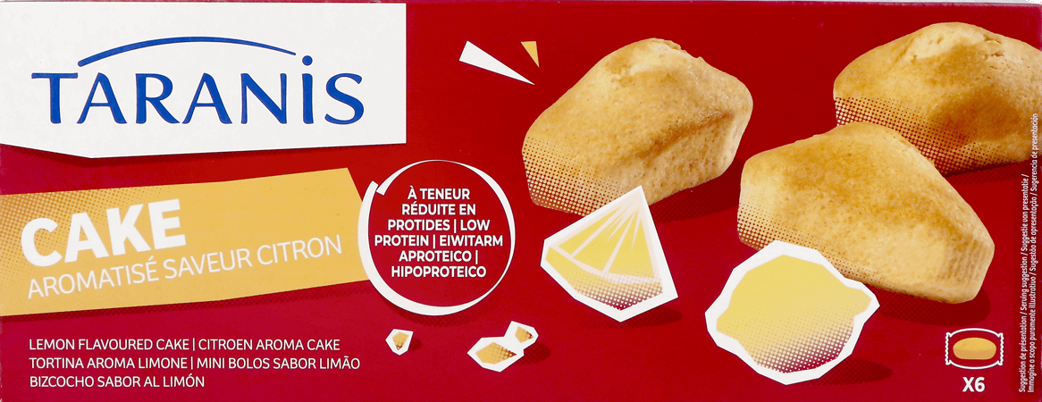 Taranis Citroencake 6x40 gr 4633  -  Revogan