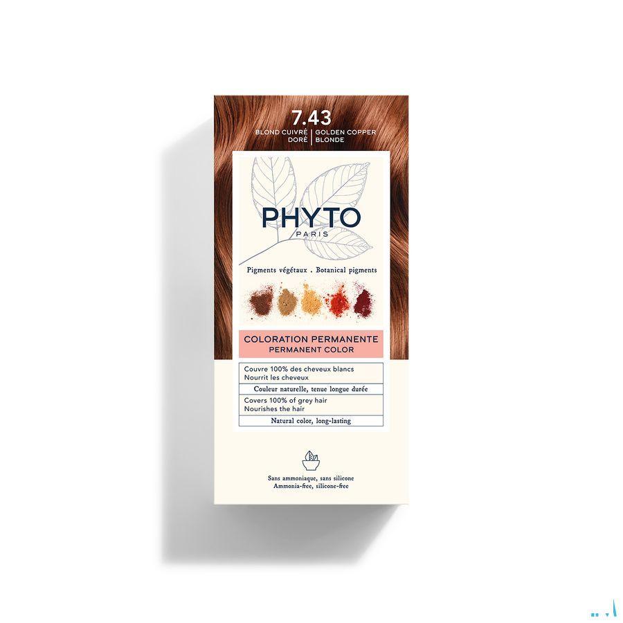 Phytocolor 7.43 Blond Fonce Cuivre Dore