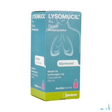 Lysomucil 4% Siroop 200 ml