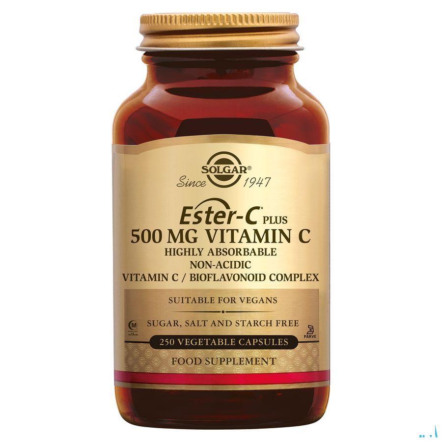 Solgar Ester-c Plus V-Capsule 250x500 mg  -  Solgar Vitamins