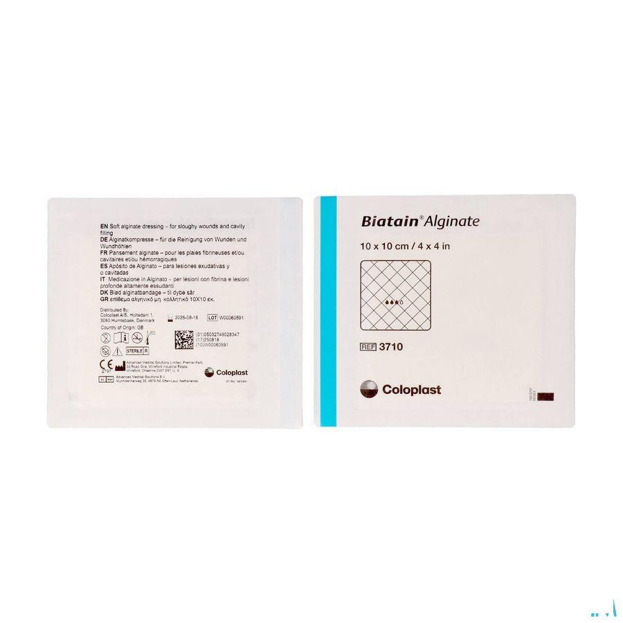 Biatain Alginate 10cmx10cm 10 3710  -  Coloplast