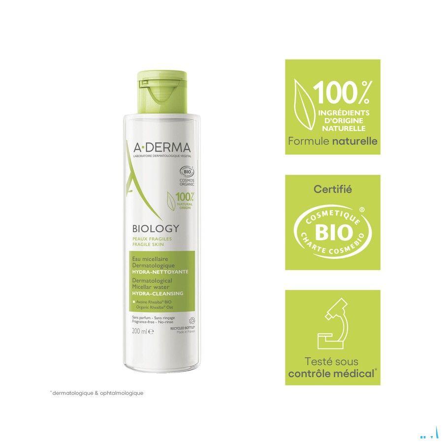 Aderma Biology Eau Micellaire Dermatologique 200 ml  -  Aderma