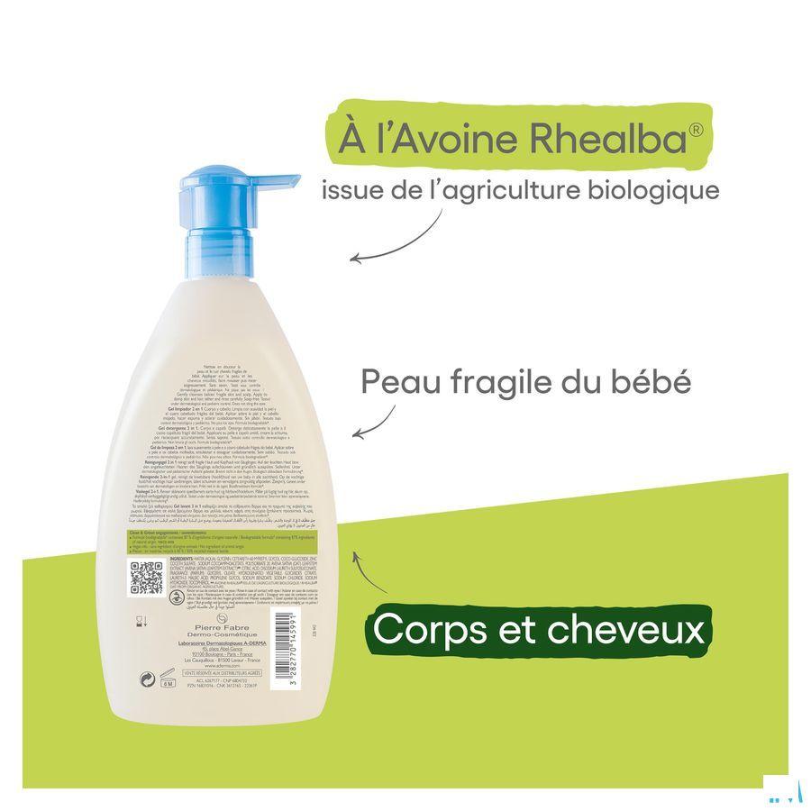 Aderma Primalba Gel Lavant 2en1 500 ml  -  Aderma