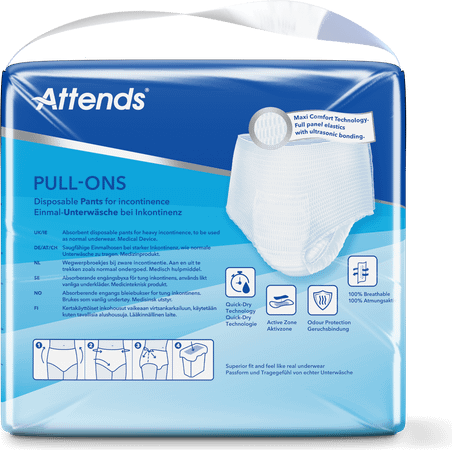 Attends Pull On 8 Slip Xl 1x14