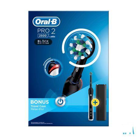 Oral B Pro 2500 Cross Action Black