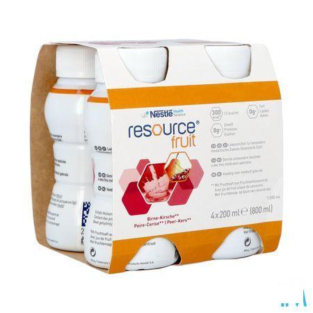 Resource Fruit Poire Cerise 4X200 ml 12415255