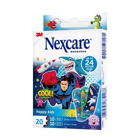 Nexcare Happy Kids Boys 20  -  3M
