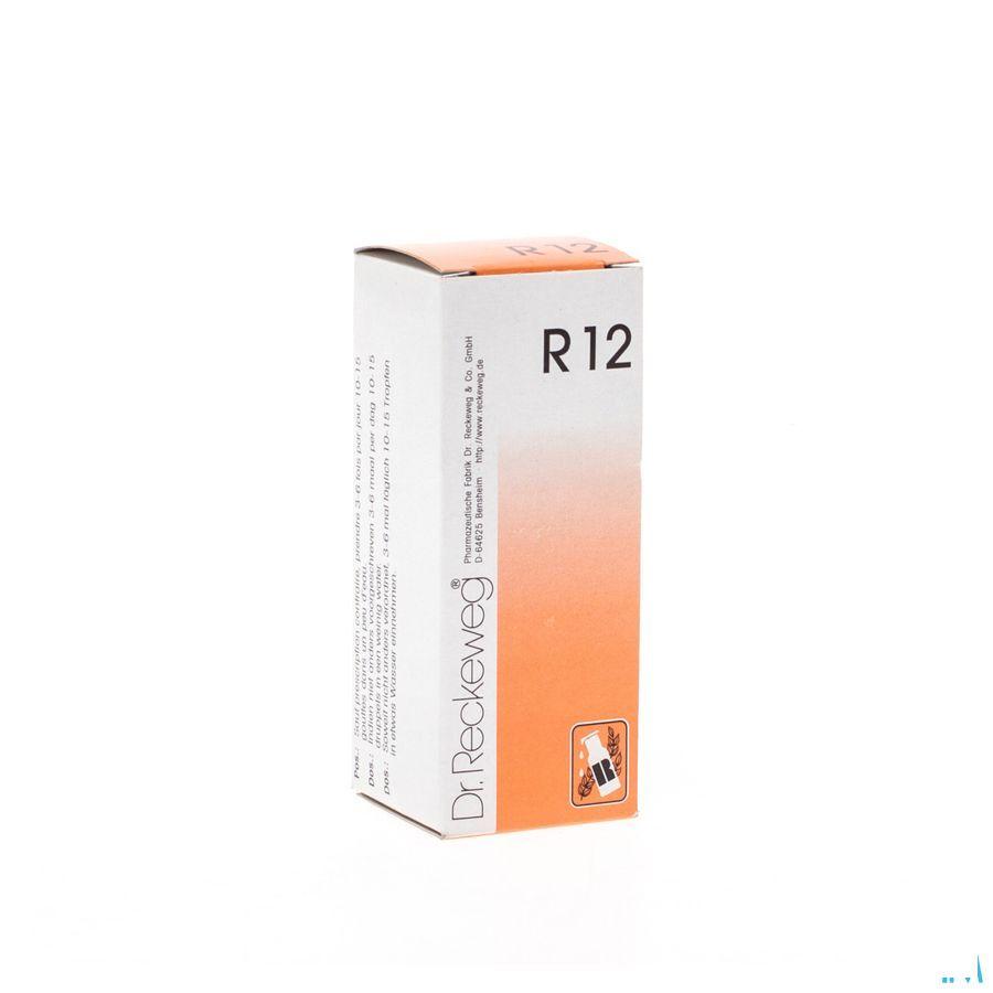 Reckeweg Dr. R12 Druppels 50 ml  -  Nut-Hom-Phyt
