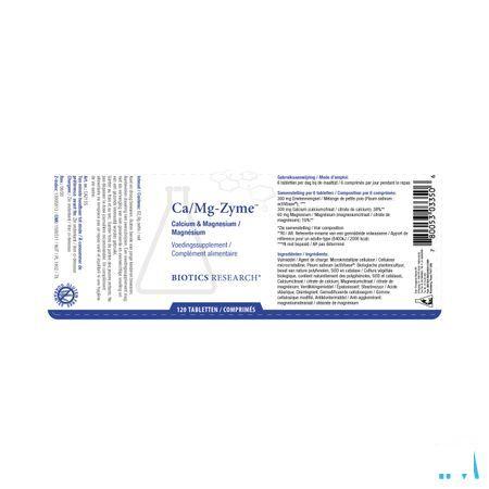 Biotics Ca/Mg-Zyme 120 tabletten  -  Energetica Natura
