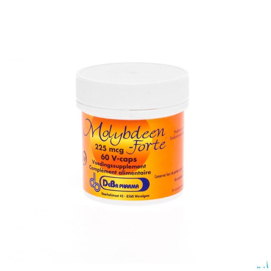 Molybdene Forte V-Capsule 60x225mcg  -  Deba Pharma
