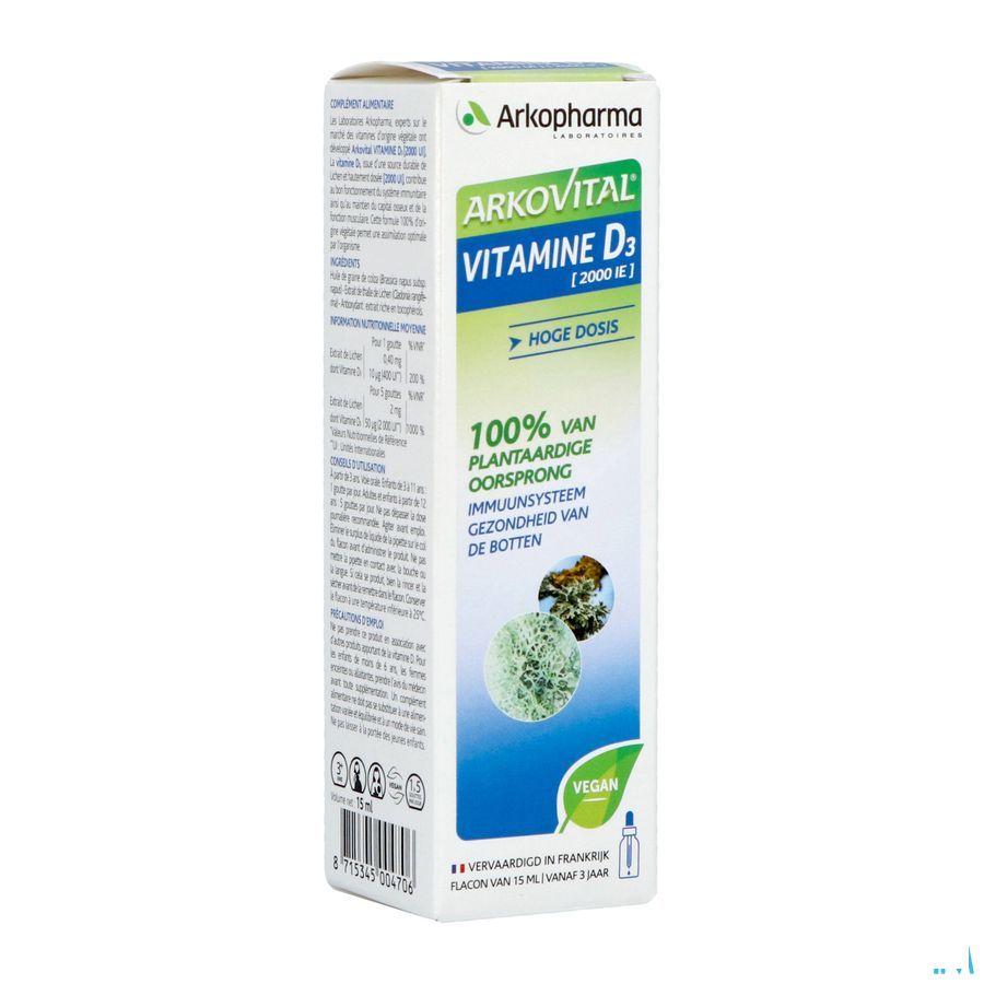 Arkovital Vit D3 & E Vegetales Fl 20ml  -  Arkopharma 