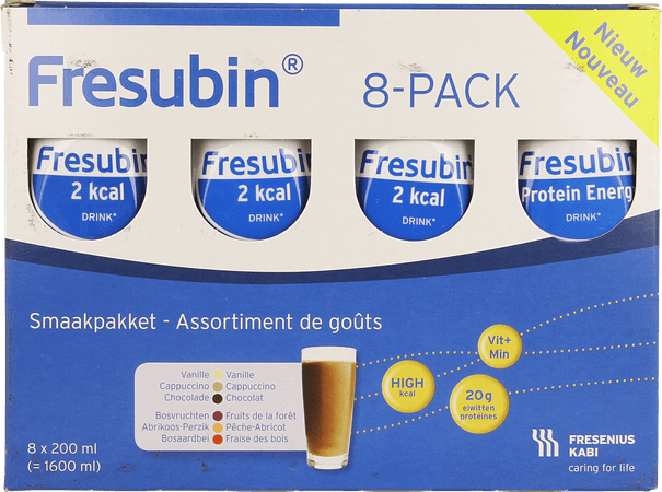 Fresubin 8-Pack Drink Assortiment Fl 8X200 ml