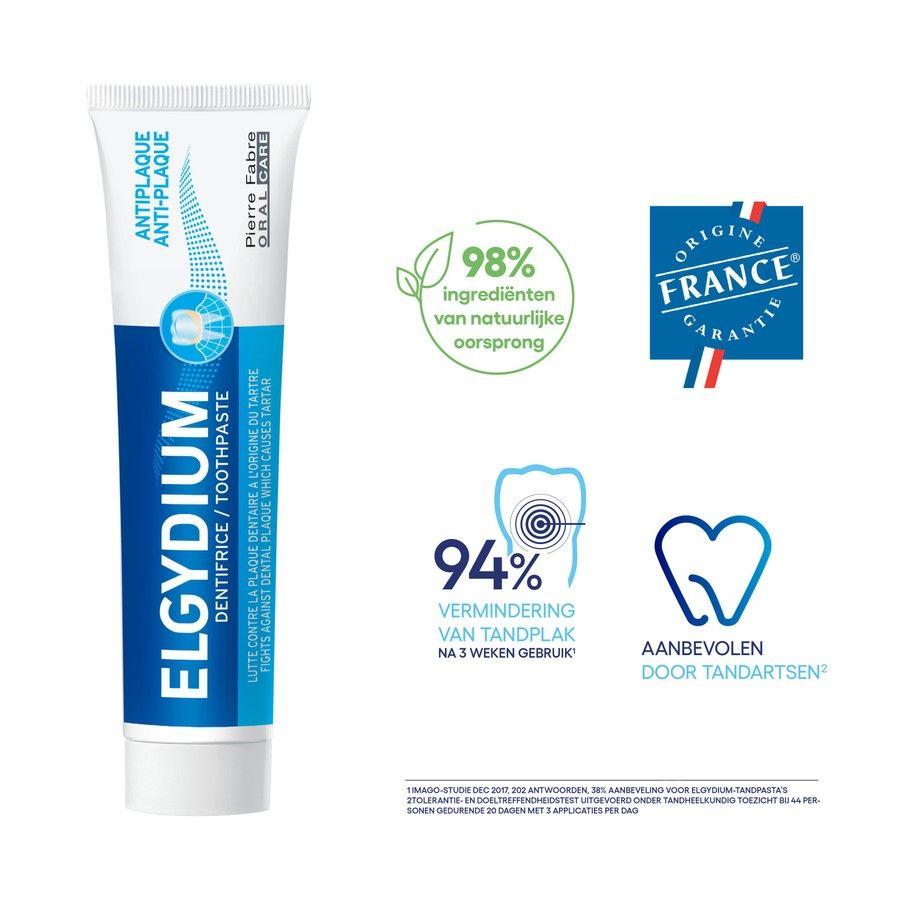 Elgydium Tandpasta A/Plak Tube 75ml