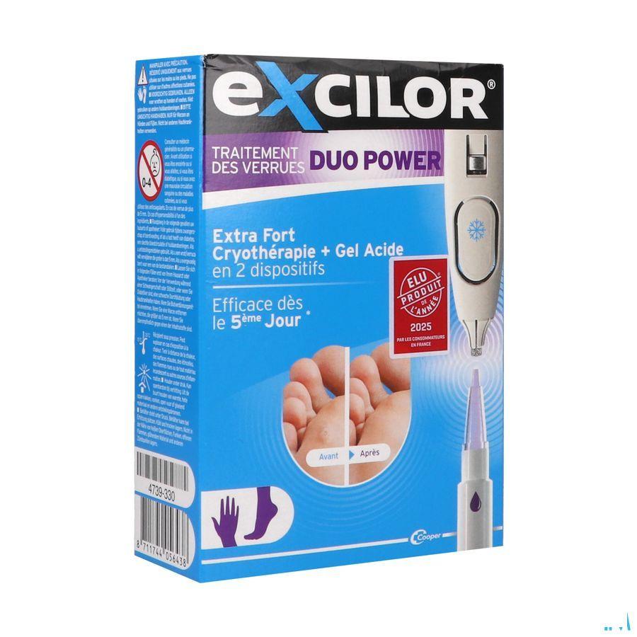 Excilor Traitement Verrues Duo Power 10 ml+1,5 gr