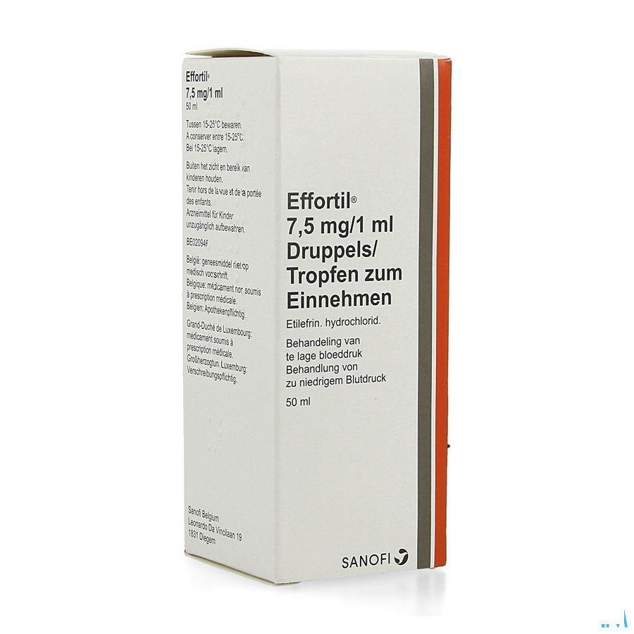 Effortil Gouttes 50 gr 0,75 %