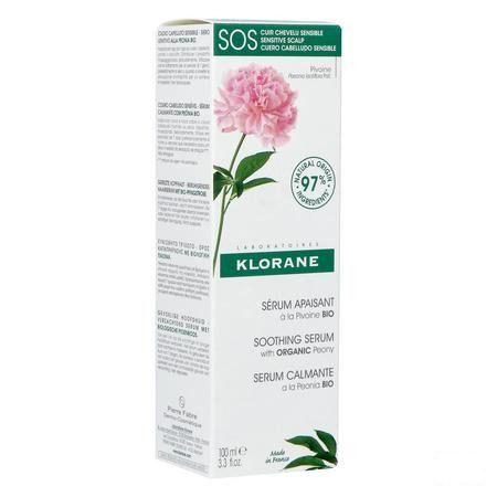 Klorane Capilaire Sos Serum Pioenroos Bio 100 ml