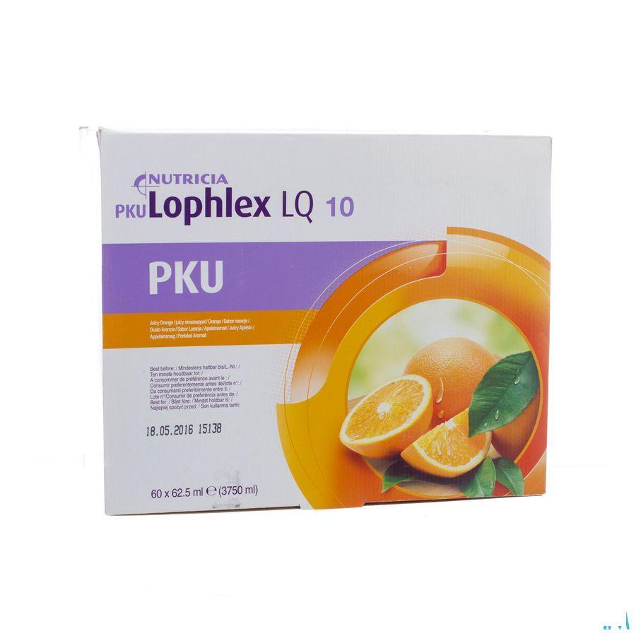 Pku Lophlex Lq 10 Juicy Orange 60x62,5 ml  -  Nutricia