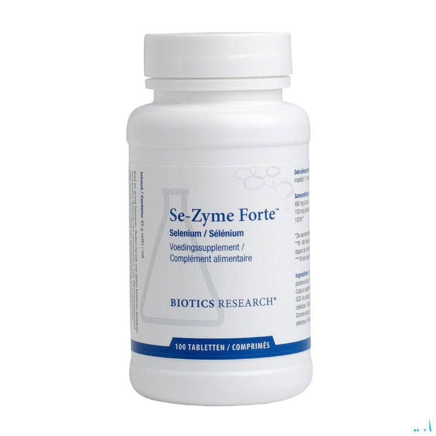 Biotics Se-Zyme Forte 100 tabletten  -  Energetica Natura
