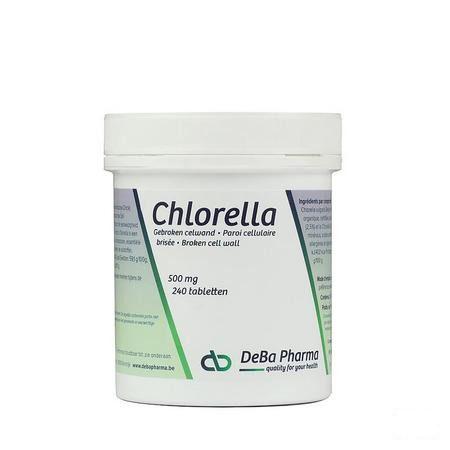 Chlorella Comprimes 240x500 mg  -  Deba Pharma