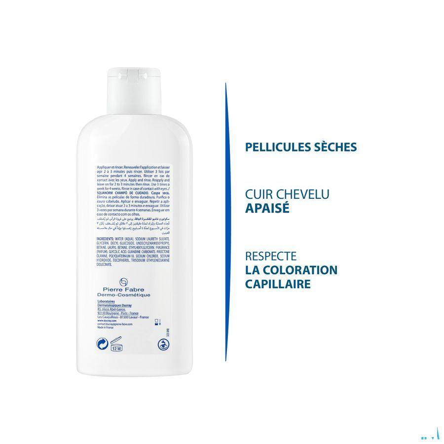 Ducray Squanorm Shampoo Droge Schilfers 200  ml Nf