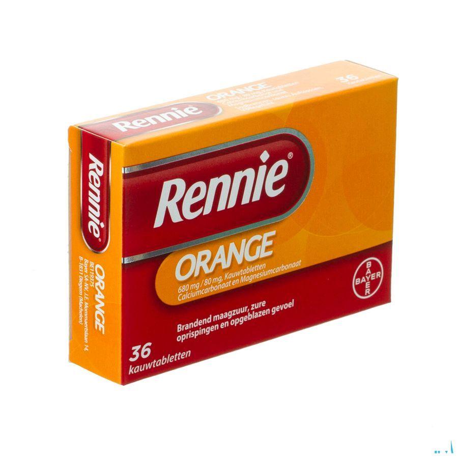 Rennie Orange 680 mg/80 mg Comp A Croquer 36