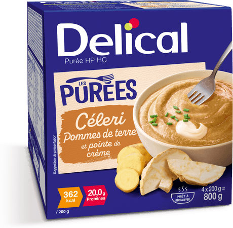 Delical Puree Selderij Aardappelen Hphc 4 x 200 gr