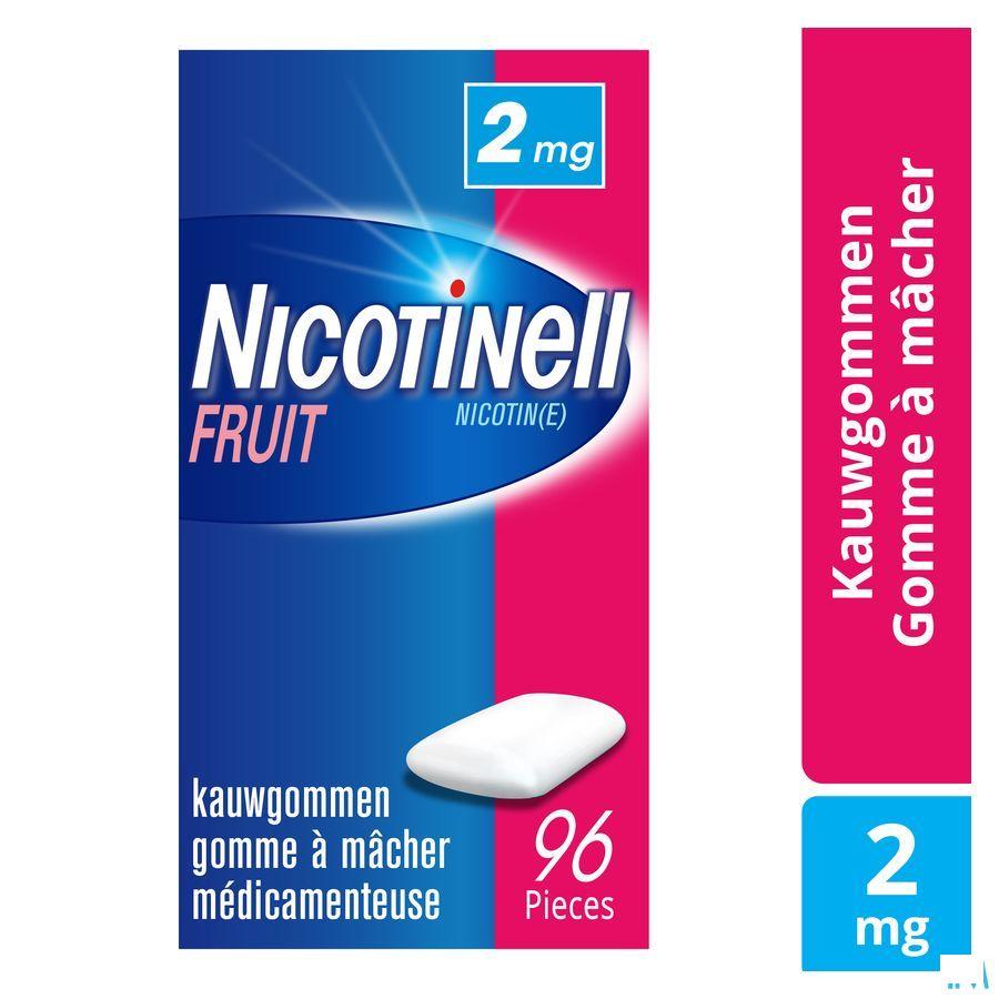Nicotinell Fruit Gomme Macher-kauwgom 96x2 mg
