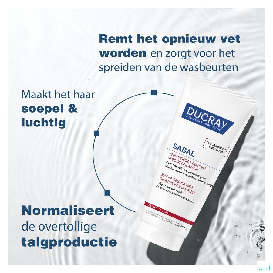 Ducray Sabal Shampoo Talgregulerende Verzorg. 200 ml