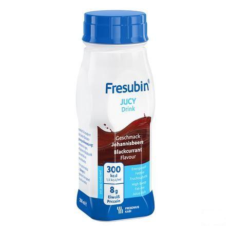 Fresubin Jucy Drink Cassis Easy Bottle 4x200 ml  -  Fresenius