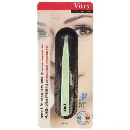 Vitry Classic Epileerpincet Prof Schuin Blauw  -  Vitry