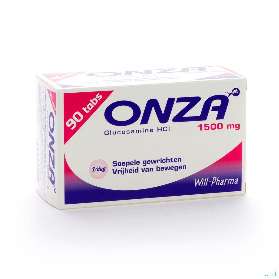Onza 1500 mg Soepele Gewrichten Tabletten 90  -  Will Pharma