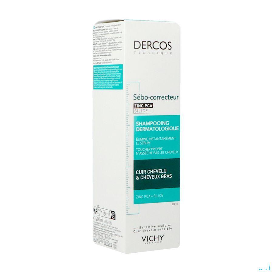 Vichy Dercos Verzorging Shampoo Sebum Regulerend 200 ml