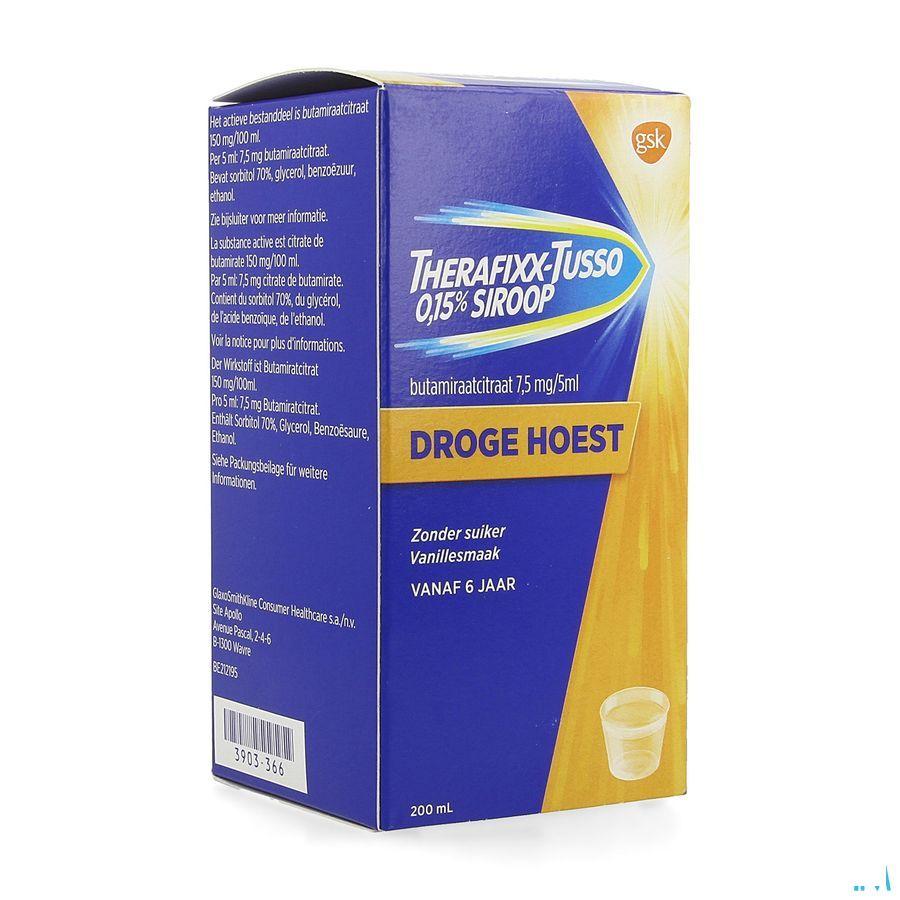 Therafixx-Tusso 0,15% Sirop 200 ml