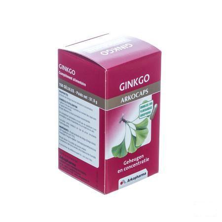 Arkocaps Ginkgo Biloba Plantaardig 150 3733110  -  Arkopharma