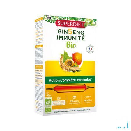 Gin5Eng Immuniteit Amp 20X15ml  -  Urgo Healthcare
