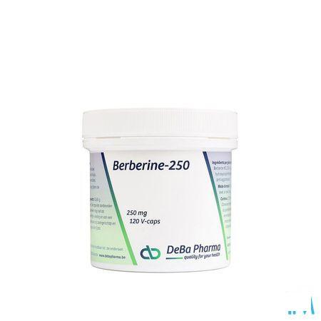 Berberine 250 mg V-Caps 120  -  Deba Pharma