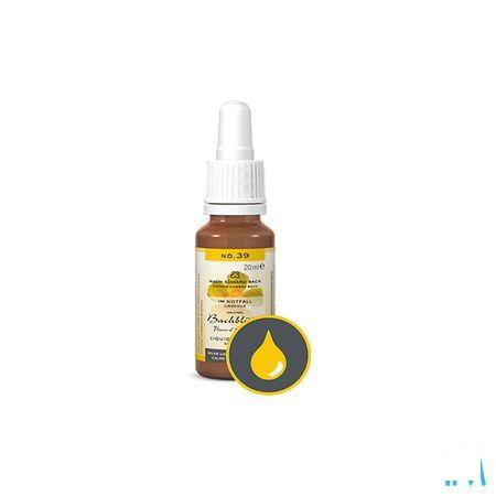 Bachbloesem Bio Nr 39 Noodgevallen Druppels 20 ml  -  Eureka Pharma