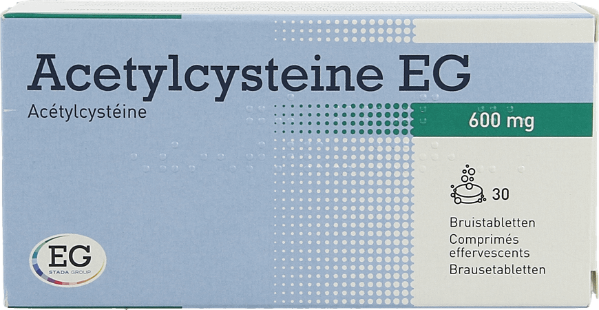 Acetylcysteine EG 600 mg Bruistabletten 30x600 mg  -  EG