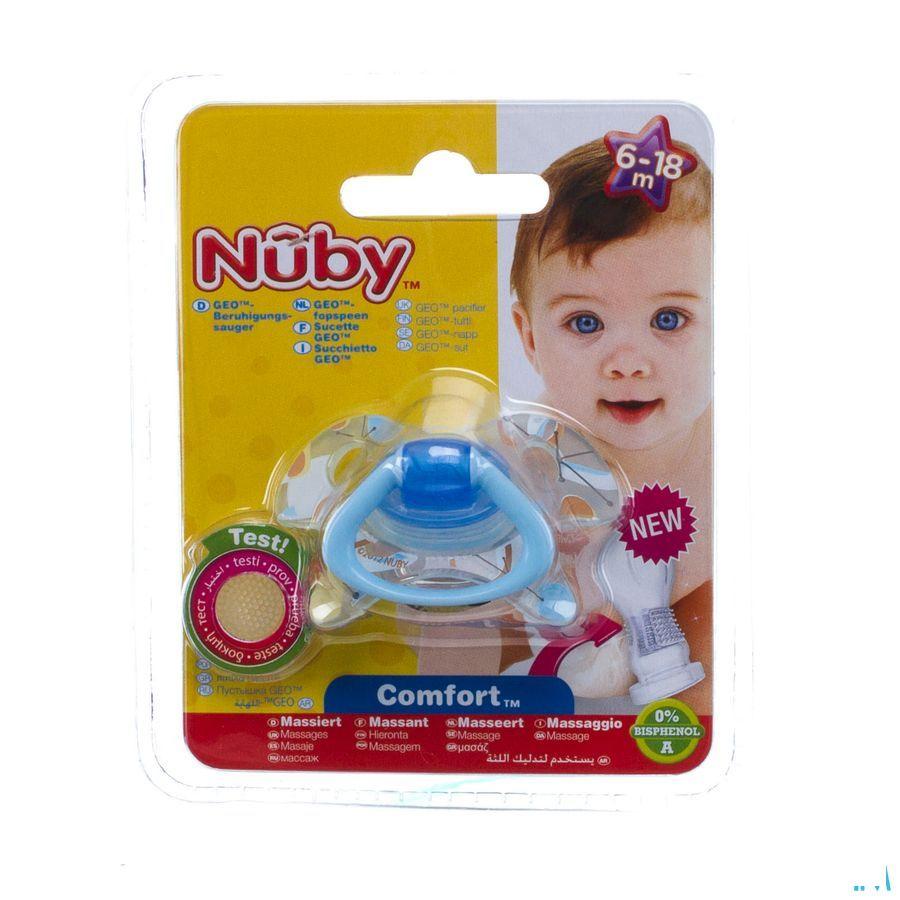 Nuby Geoac Orthodontische Fopspeen - 6-18m  -  New Valmar