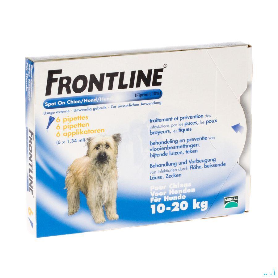 Frontline Spot On Chien 10-20kg et 6x1,34 ml