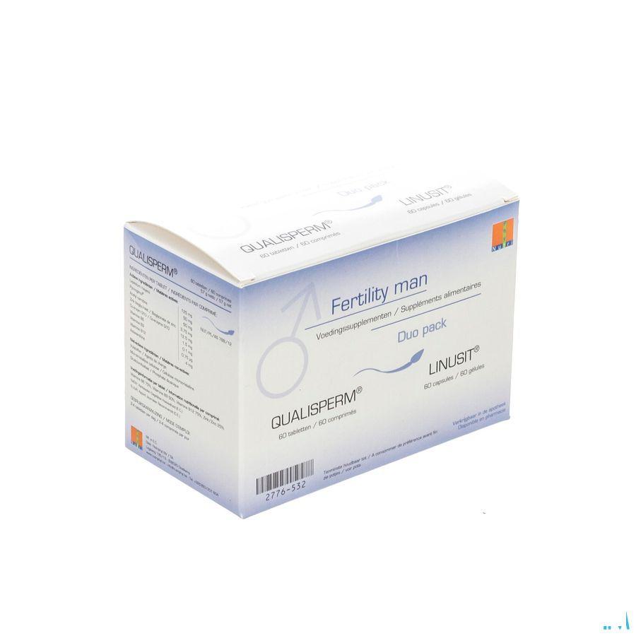Fertility Man Duo 60 Tabl Qualisp.+60 Caps Linusit  -  Nutriphyt