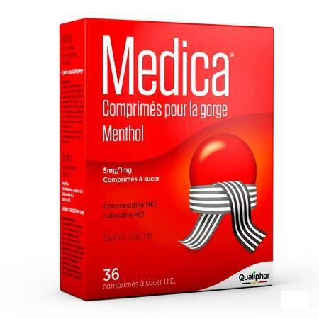 Medica Keeltabletten Menthol 36