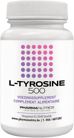 L Tyrosine 500 V-Caps 60 Pharmanutrics  -  Pharmanutrics