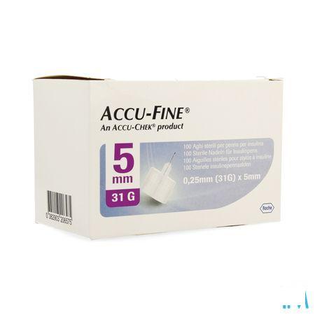 Accu Fine 31 gr 5mm 100  -  Roche Diagnostics