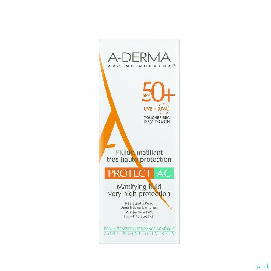 Aderma Protect Ac Fluide Matterend Spf50+ 40 ml